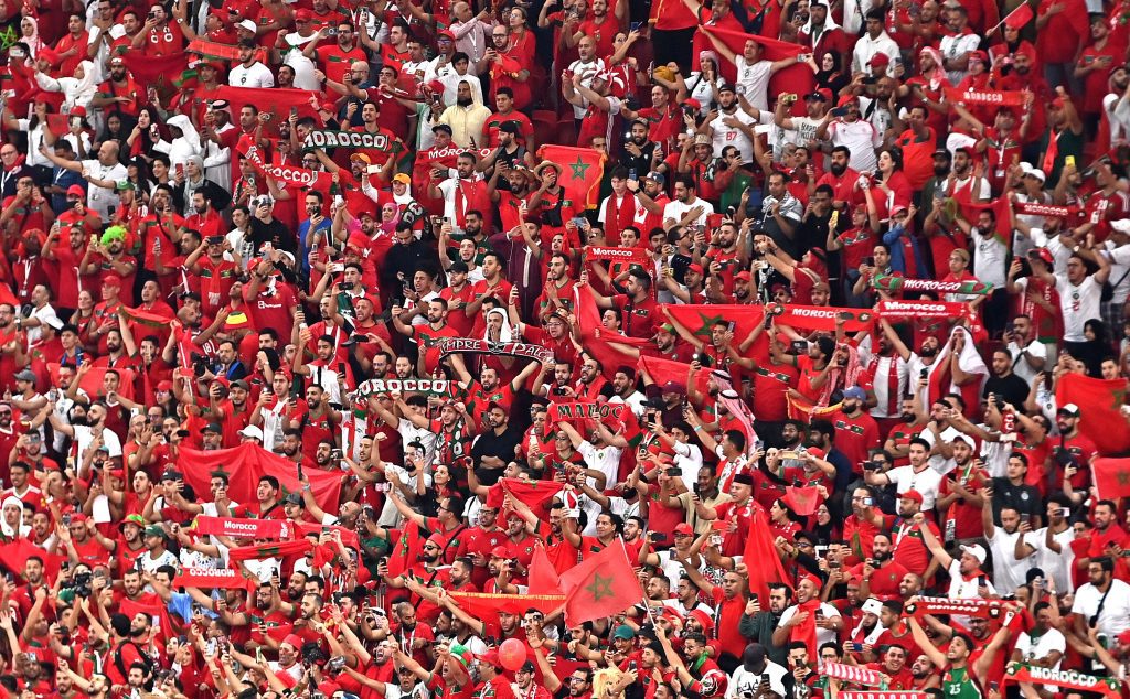 Morocco fans in Qatar