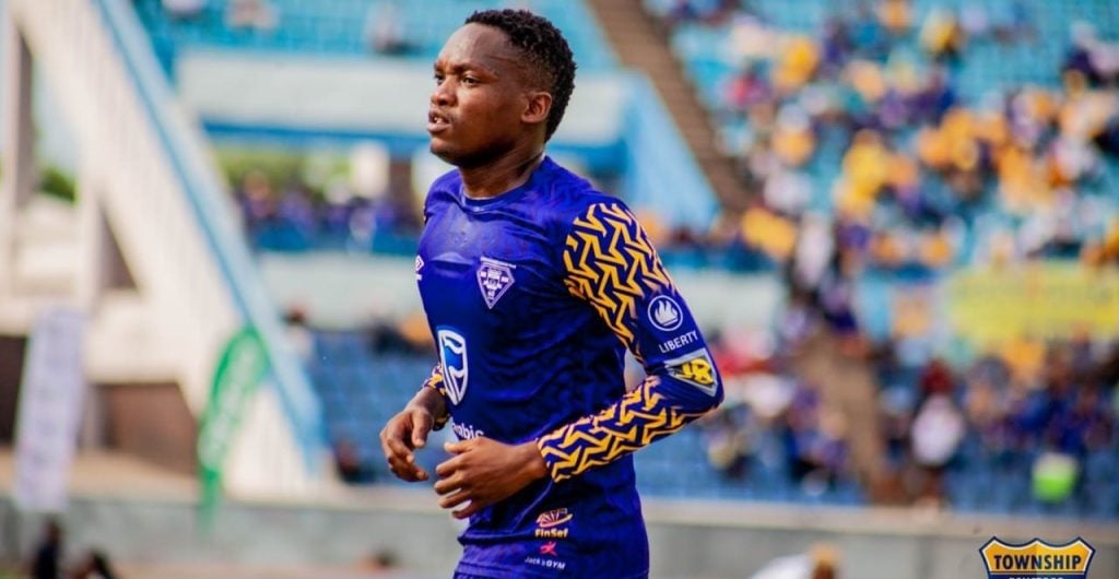 Ngele in action for Township Rollers FC