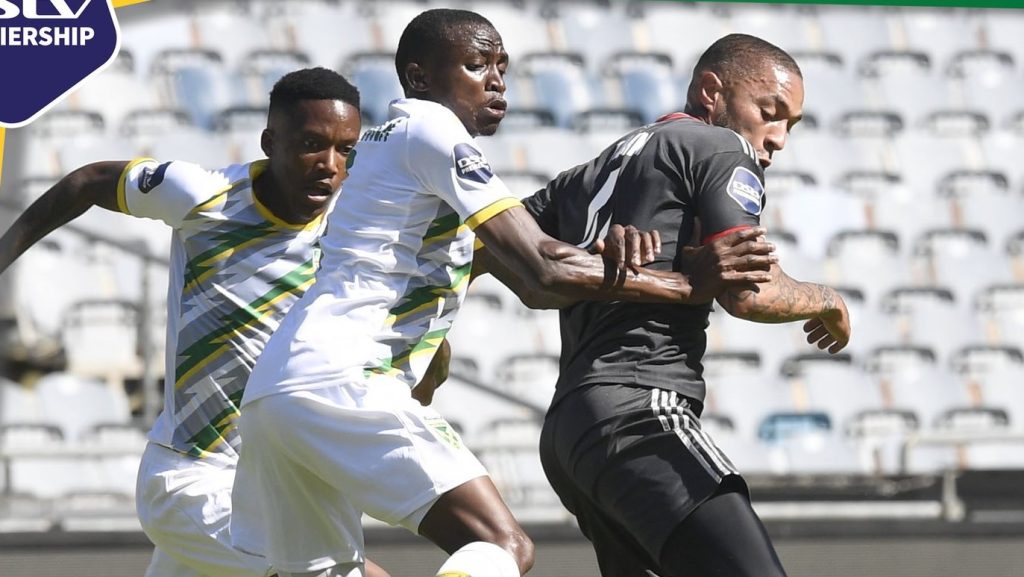 Golden Arrows in action against Orlando Pirates in a league clash