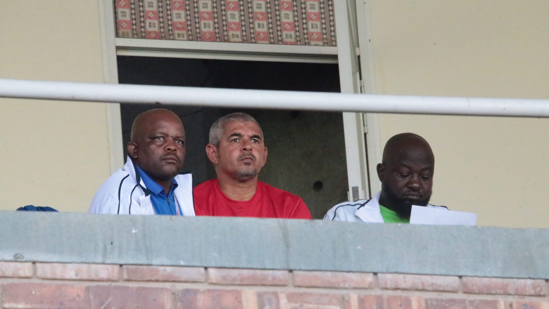 Clinton Larsen with Magesi officials