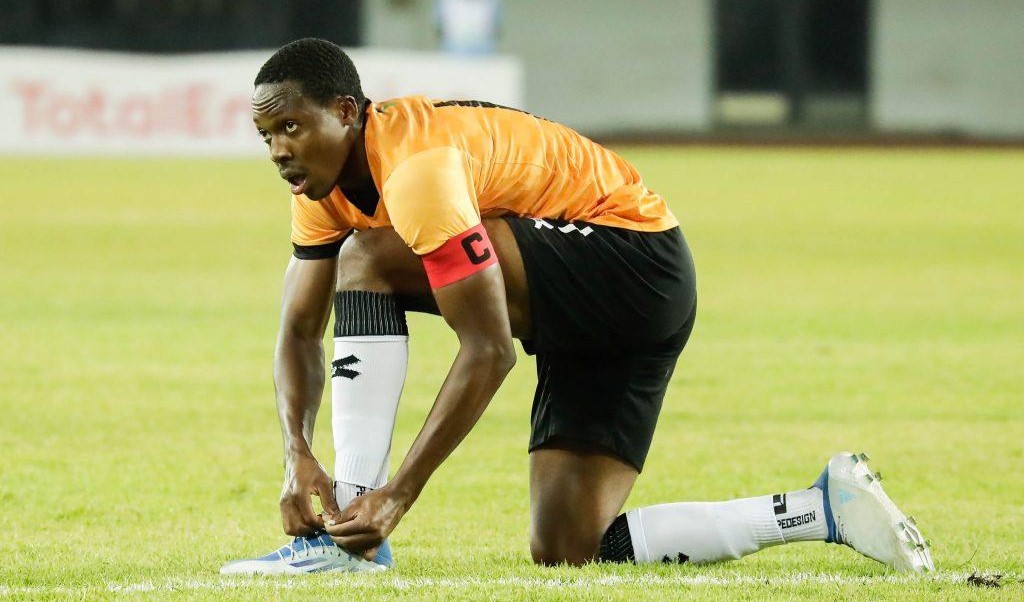 Enock Mwepu during his Zambia playing days 