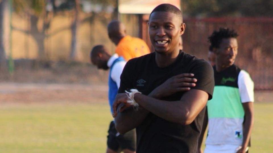 Former Orlando Pirates defender Ayanda Gcaba at a training session. 