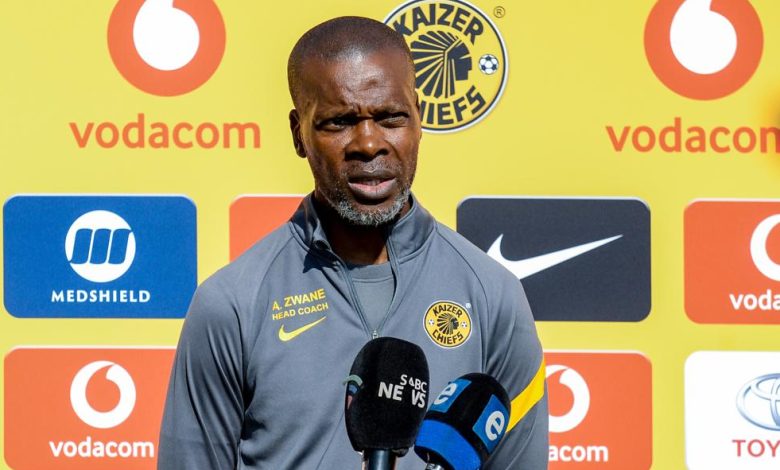 Kaizer Chiefs head coach Arthur Zwane. Photo courtesy of Kaizer Chiefs