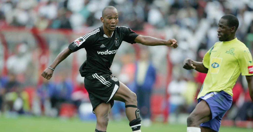 The late Gift Leremi in action for Orlando Pirates, a team Onyekachi Okonkwo