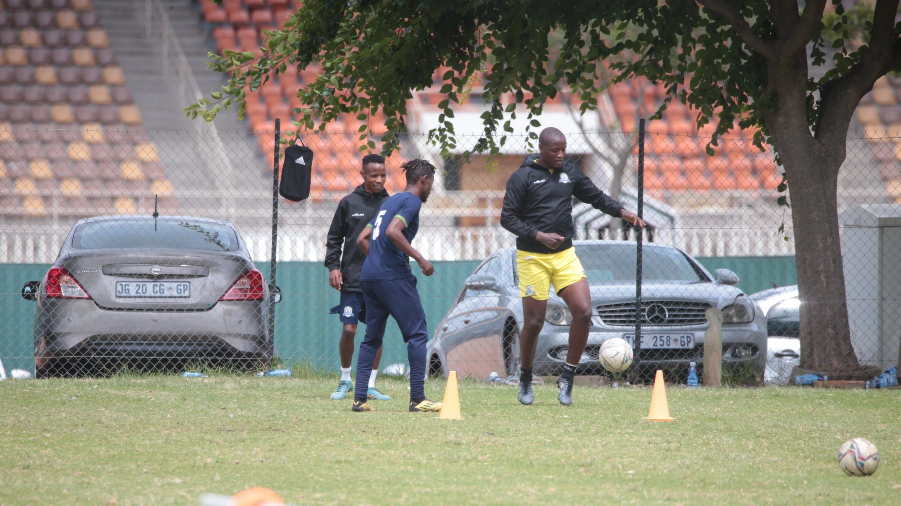 Judas Moseamedi training with Marumo Gallants