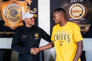 Kaizer Chiefs new signing alongside Kaizer Junior Motaung