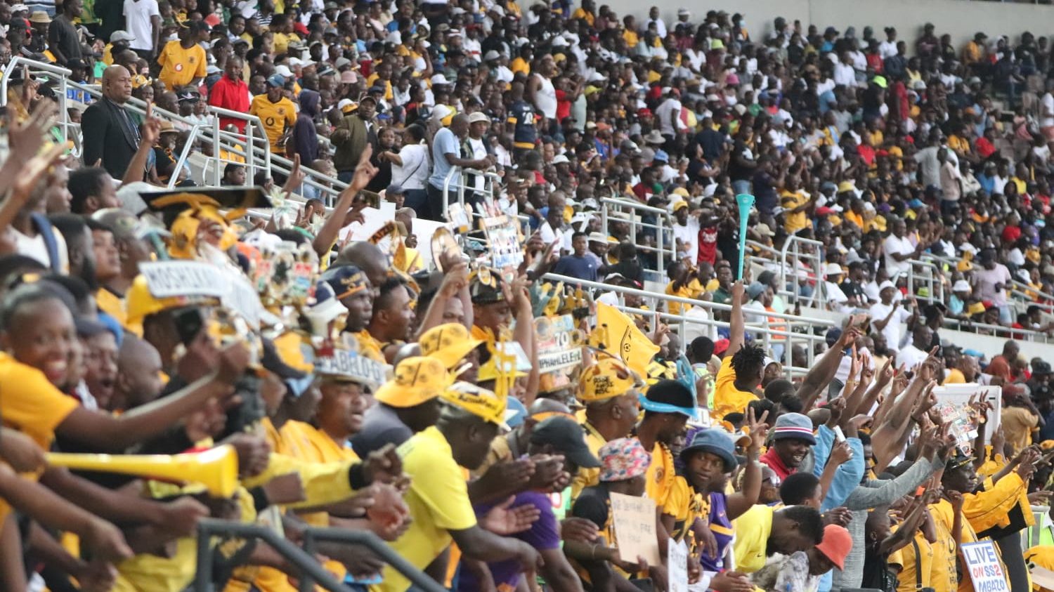 Kaizer Chiefs fans came out in numbers at Peter Mokaba Stadium
