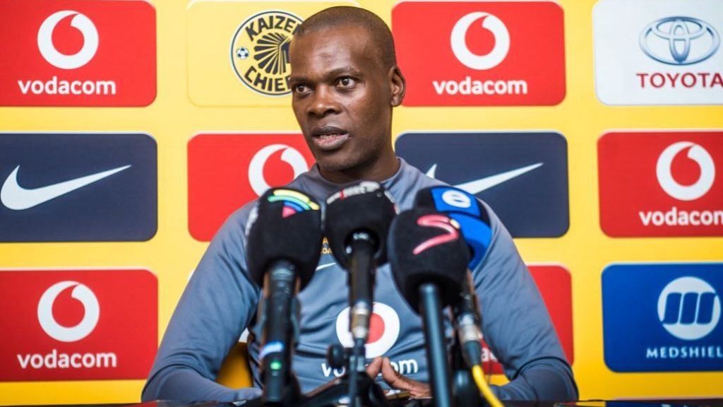 Kaizer Chiefs head coach addressing the media. Picture courtesy of Kaizer Chiefs 