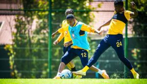 Kaizer Chiefs in training