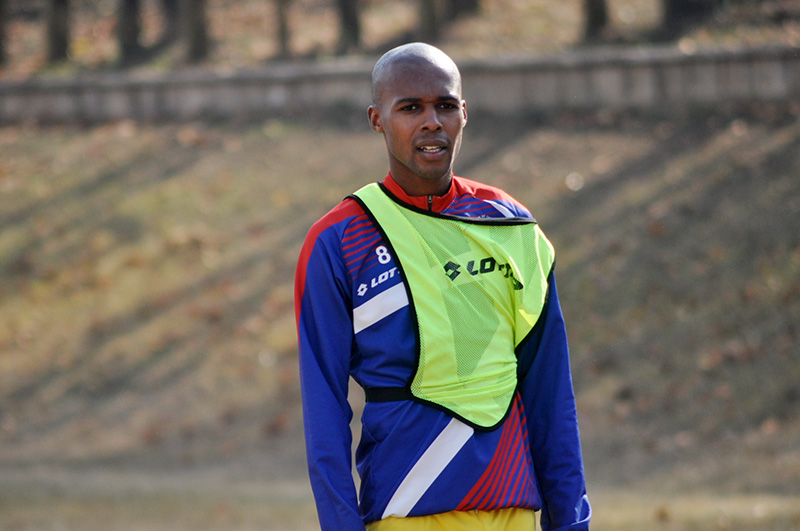 Zukile Kewuti at Maritzburg United training