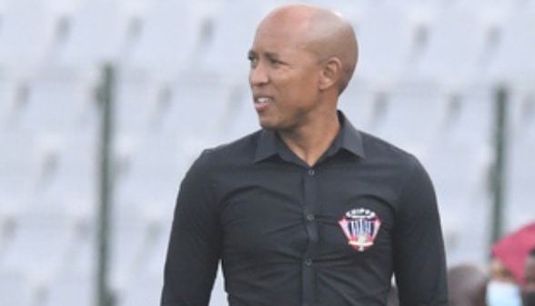Kurt Lentjies of Chippa United during a league game