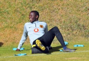 Former Kaizer Chiefs striker Lazarous Kambole during his time at the club