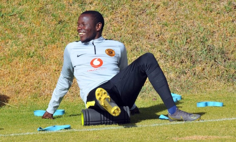 Former Kaizer Chiefs striker Lazarous Kambole during his time at the club