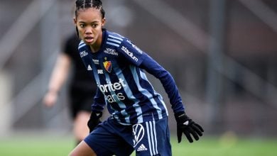 Linda Motlhalo, during her stint at Djurgården IF