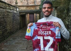 Burnley striker Lyle Foster