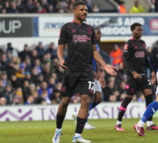 Lyle Foster made his debut for Burnley