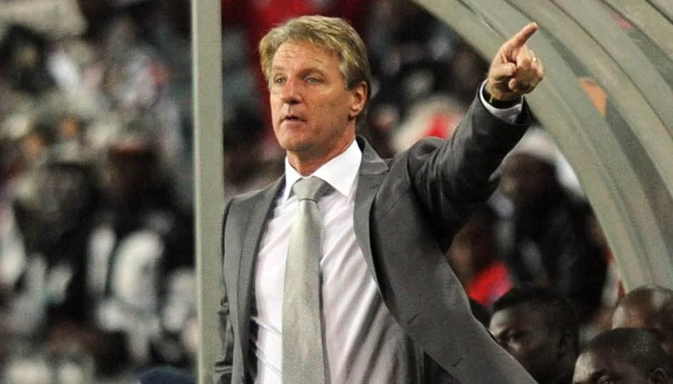 Former Chippa United coach Mark Harrison during his time in SA