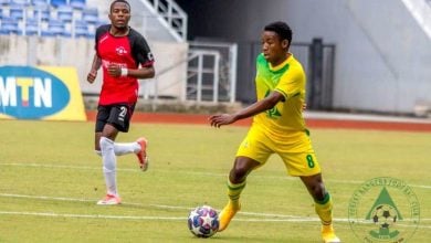 Mpho Mathekgane during his time at Forest Rangers in Zambia