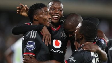 Orlando Pirates players celebrate