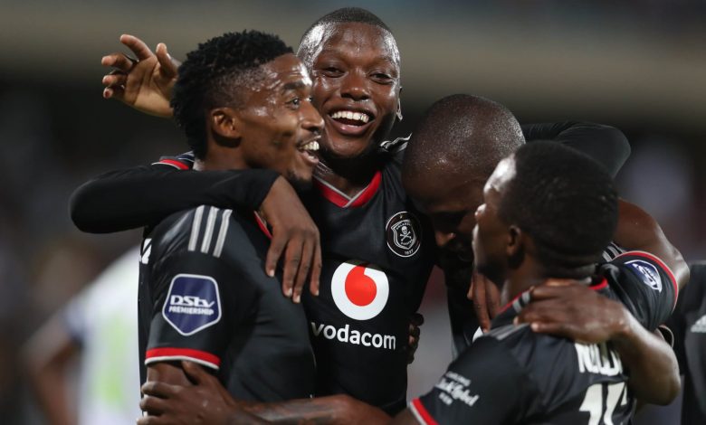 Orlando Pirates players celebrate