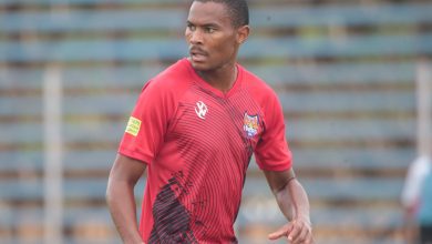 Prince Nxumalo in action for JDR Stars