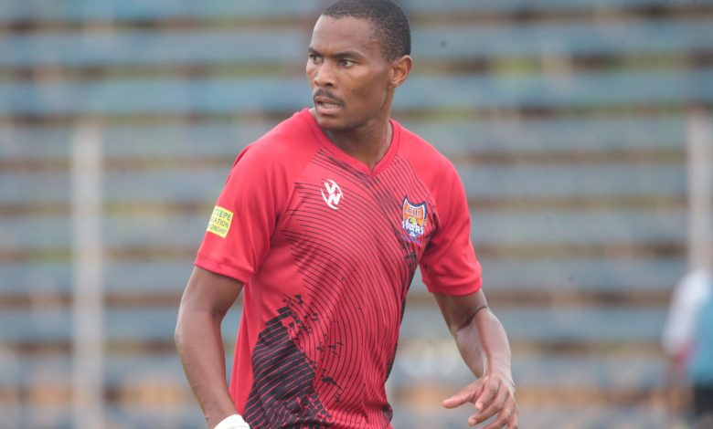 Prince Nxumalo in action for JDR Stars