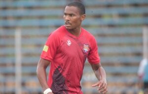 Prince Nxumalo in action for JDR Stars