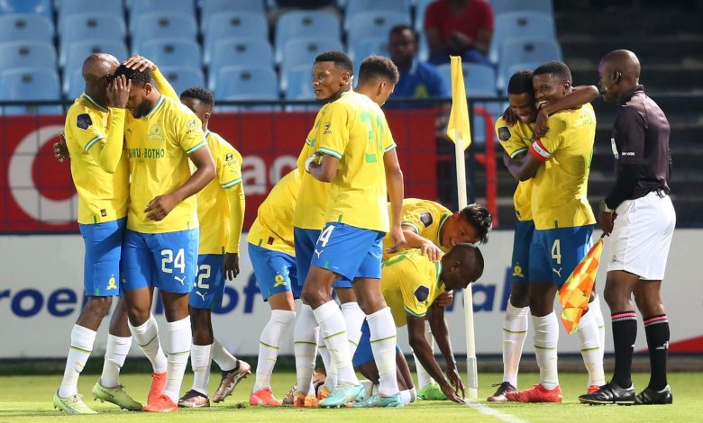 Mamelodi Sundowns celebrating a goal