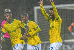 Mamelodi Sundowns continued with their scintillating form in the DStv Premiership as they beat Richards Bay 2-0 at the King Zwelithini Stadium in KwaZulu-Natal on Friday evening.