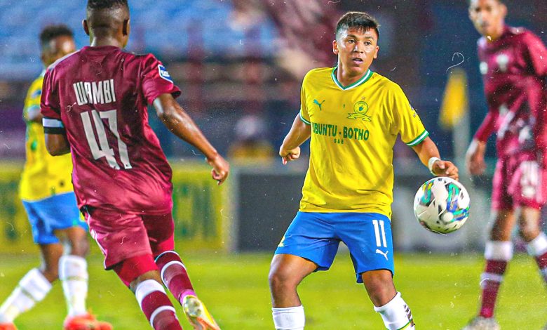 Mamelodi Sundowns were made to sweat for victory by Swallows in a DStv Premiership clash on Tuesday evening at Loftus Versfeld Stadium.