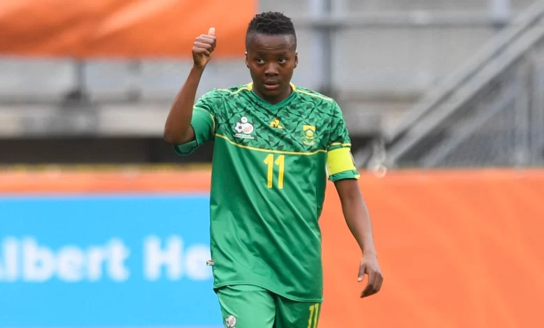 Banyana Banyana star forward Thembi Kgatlana has provided her latest injury recovery update ahead of her trip to the United States of America (USA).