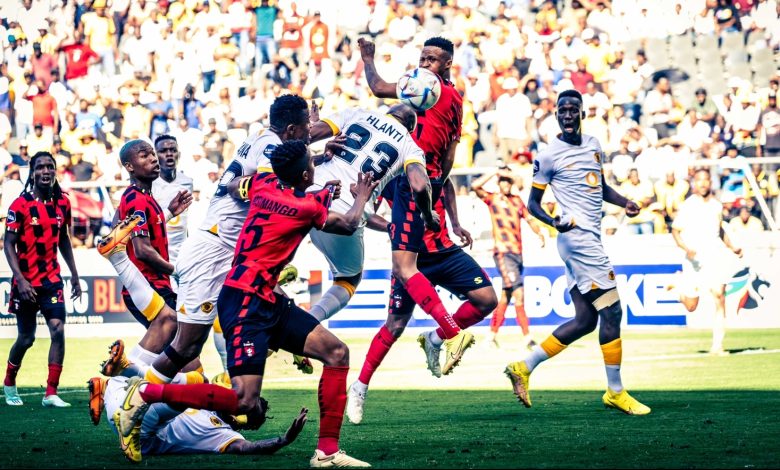 Kaizer Chiefs in action against TS Galaxy in a DStv Premiership clash at Mbombela Stadium