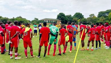 Venda Football Academy at a training session.