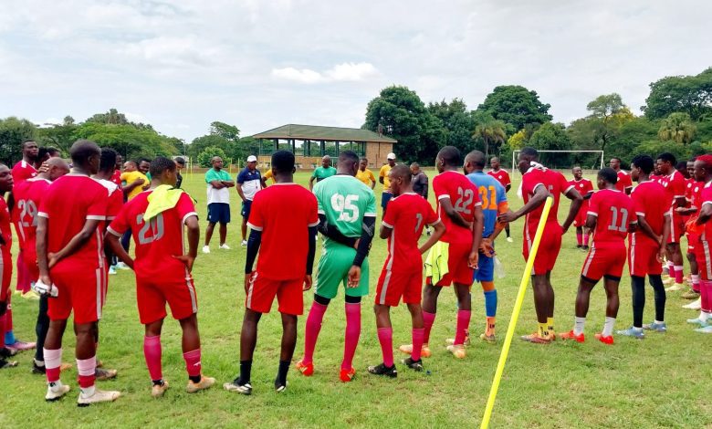 Venda Football Academy at a training session.