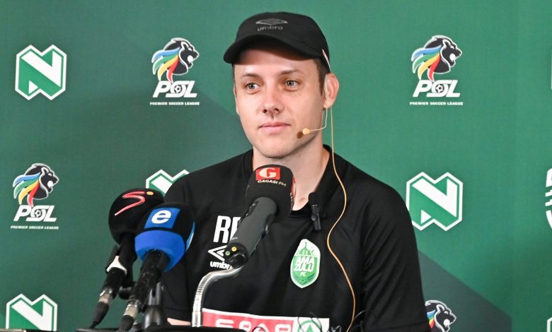 AmaZulu head coach Romain Folz in the presser