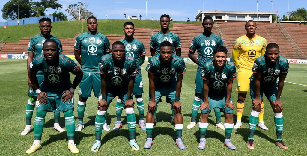 AmaZulu starting line-up against Tornado FC in the Nedbank Cup.