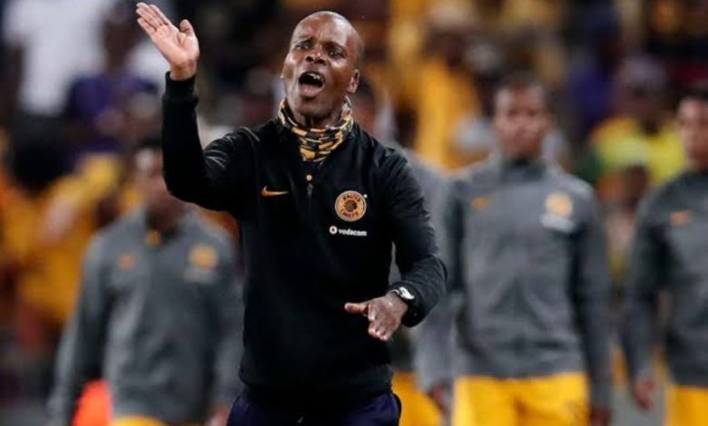 Kaizer Chiefs coach Arthur Zwane giving instructions during a game