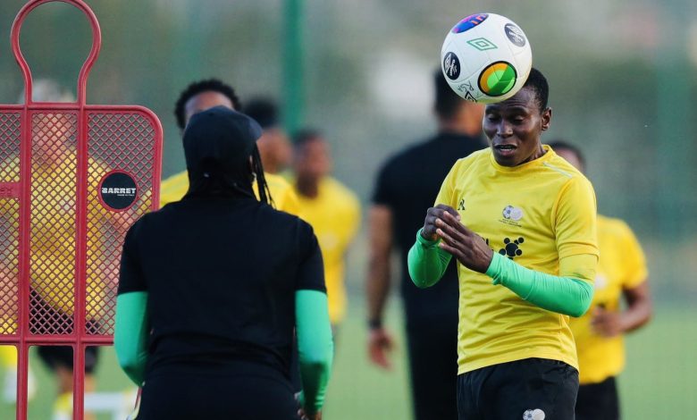 Banyana Banyana players at a training session in Turkey.