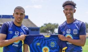 Jody Ah Shene and Jordan Allies of Cape Town City