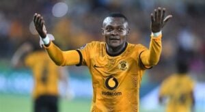Christian Saile Basomboli during a DStv Premiership match