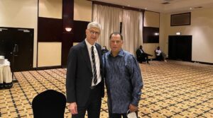 Danny Jordaan with Arsène Wenger