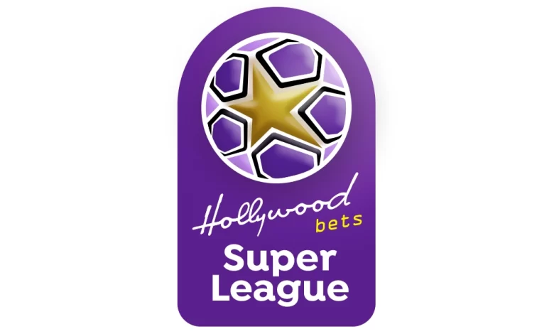 The Hollywoodbets Super League Logo.