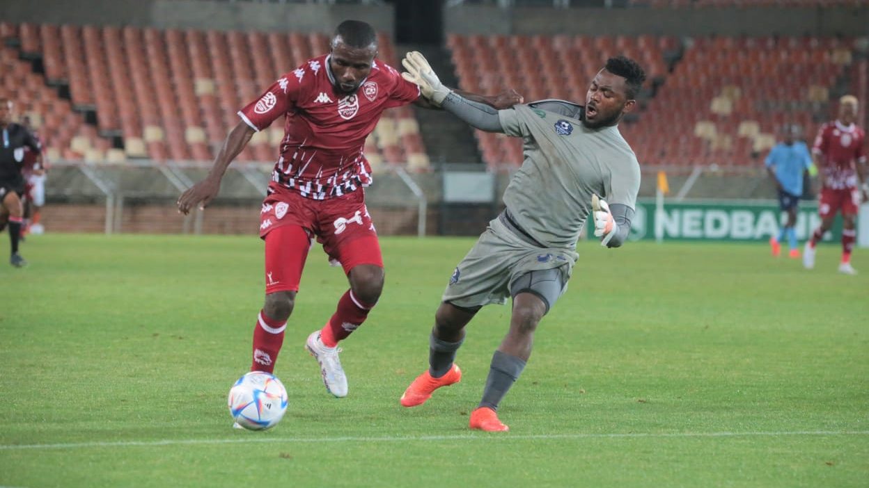 Sekhukhune United against Liver Brothers during Nedbank Cup