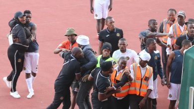 All Stars official confront Polokwane City officials