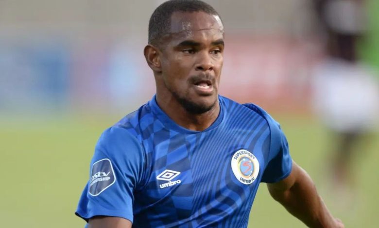 Iqraam Rayners in SuperSport United colours. Photo courtesy of SuperSport United