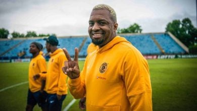 Itumeleng Khune prior to a Kaizer Chiefs league game.