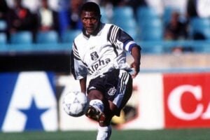John Moeti playing for Pirates