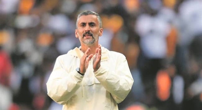 Orlando Pirates coach Jose Riveiro during a game