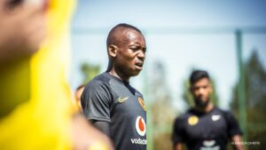 Kaizer Chiefs star Khama Billiat at training