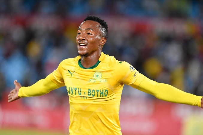 Lebogang Maboe in action for Mamelodi Sundowns. He is still out according to Rulani Mokwena